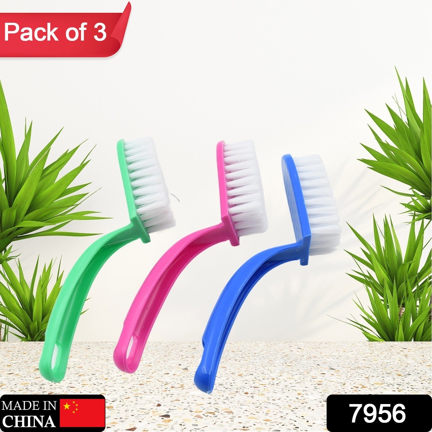 Multi - Purpose Kitchen Cleaning Brushes - Fish Cleaning Vegetable Cleaning Tool Cleaner Utensils Fruit Cleaning 3 Piece - infinityexculsivestore.com
