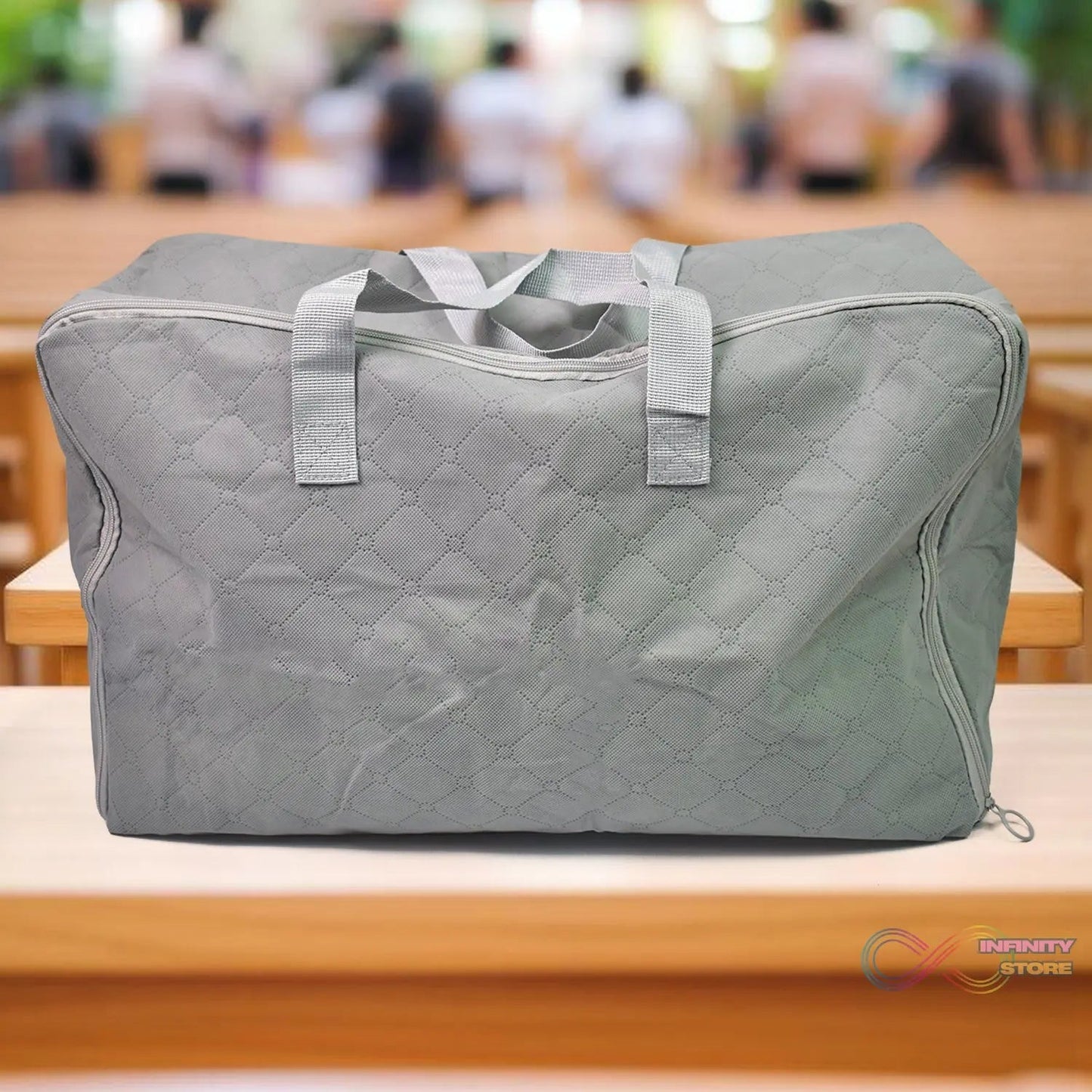 Multi - Purpose Large Capacity Bag with Zip Closure (55×35 CM / 1 Pc) - infinityexculsivestore.com