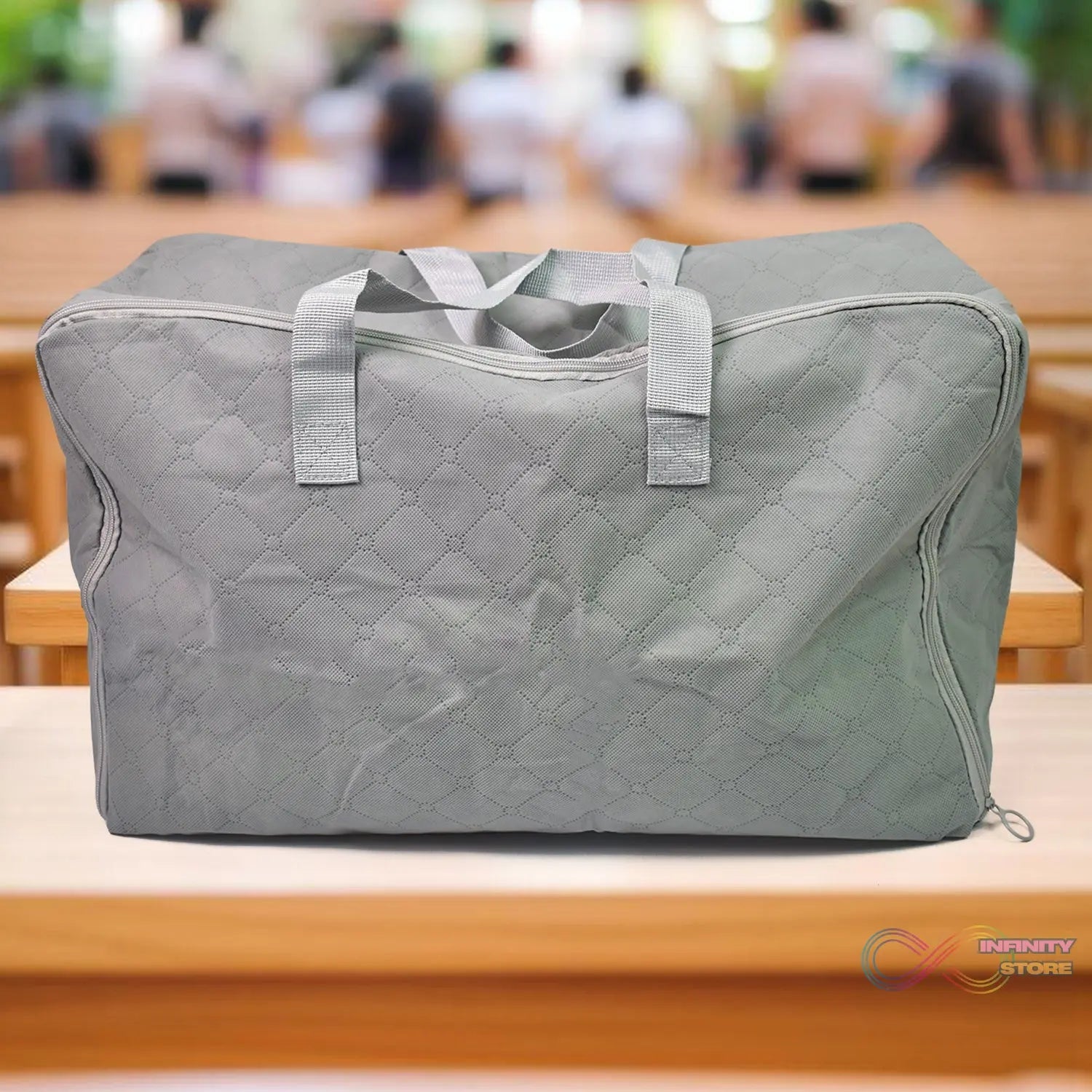 Multi - Purpose Large Capacity Bag with Zip Closure (55×35 CM / 1 Pc) - infinityexculsivestore.com