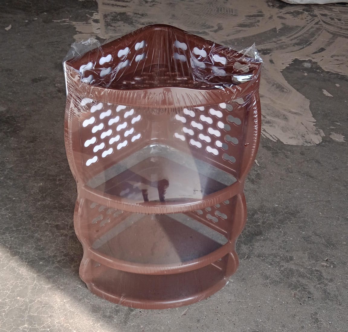 Multi Purpose Plastic Corner Rack a Stylish Storage Shelf for Kitchen / Living Room / Bathroom (1 Pc / 3 Layer ) - infinityexculsivestore.com