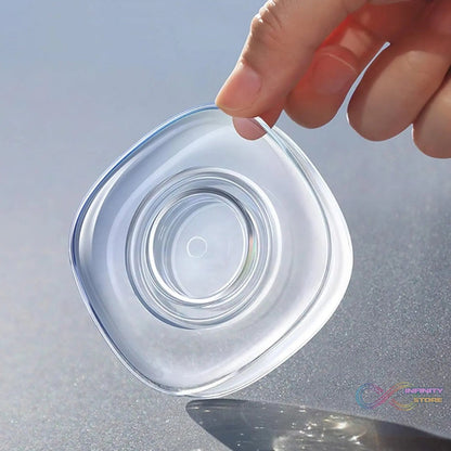Multi Purpose Square Super Gel Pads for Holding Mobile & Spiral Cable Protector (1 Pc) - infinityexculsivestore.com
