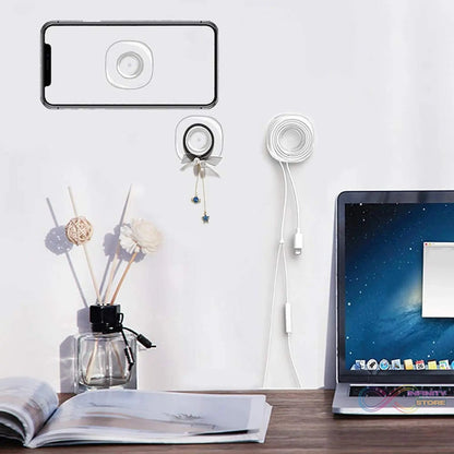 Multi Purpose Square Super Gel Pads for Holding Mobile & Spiral Cable Protector (1 Pc) - infinityexculsivestore.com