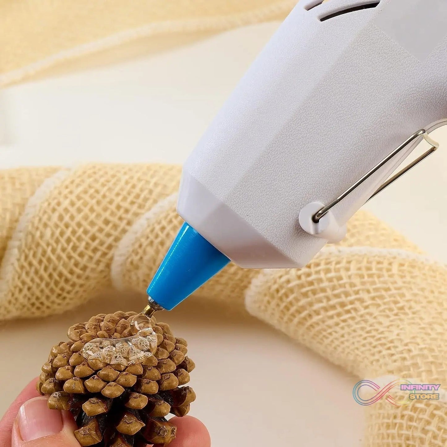 Multi - Purpose Transparent Glue Sticks for Craft and Art Decoration (10 Pcs Set) - infinityexculsivestore.com