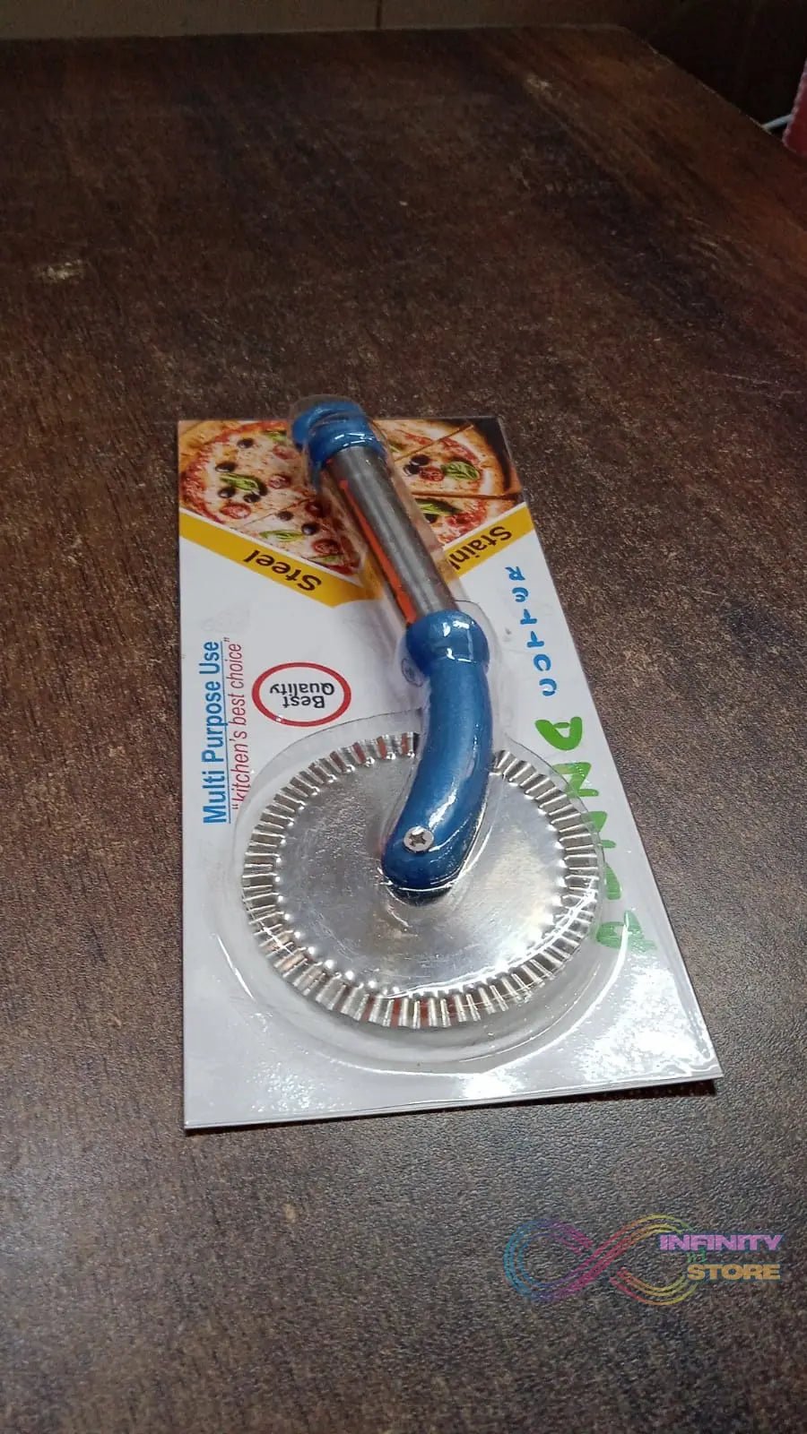 Multi Purpose Use Curly Pizza Cutter / Pastry Cutter / Sandwiches Cutter (1 Pc) - infinityexculsivestore.com