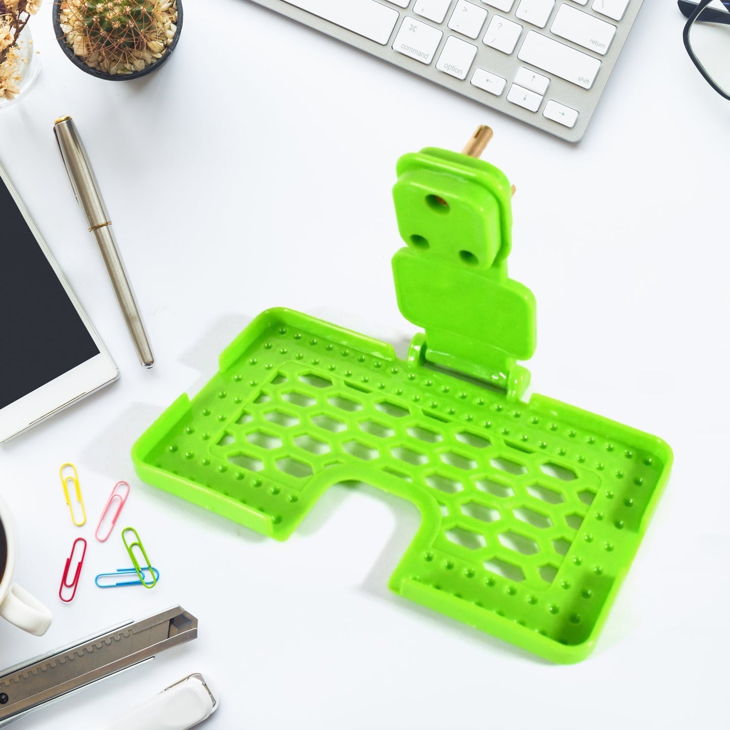 Multi - Purpose Wall Holder Stand for Charging Mobile, Just Fit in Socket and Hang (Mix Color / 1 pc) - infinityexculsivestore.com