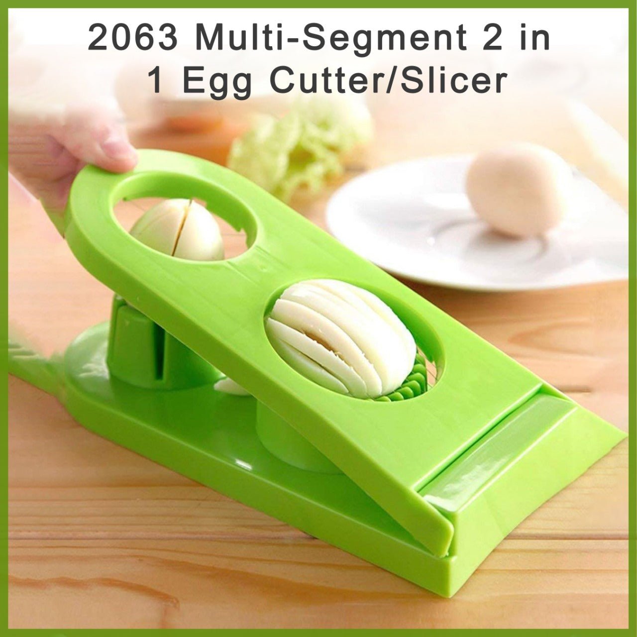 Multi - Segment 2 in 1 Egg Cutter / Slicer - infinityexculsivestore.com