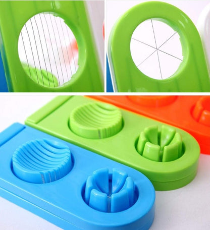 Multi - Segment 2 in 1 Egg Cutter / Slicer - infinityexculsivestore.com