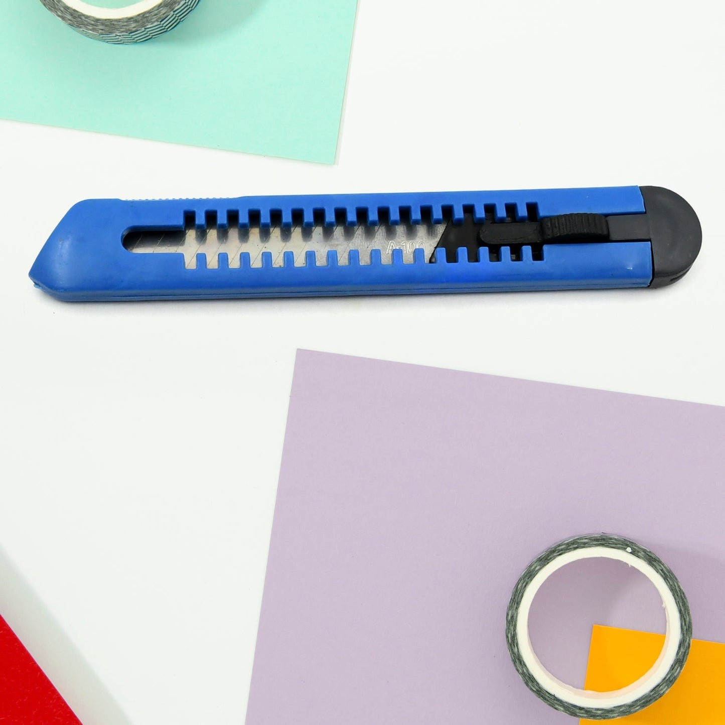 Multi - Use Iron Cutter, Cutting Blade and Precision Knife Blade, Utility Knife - Heavy Duty Industrial Cutter Knife (18mm) - infinityexculsivestore.com