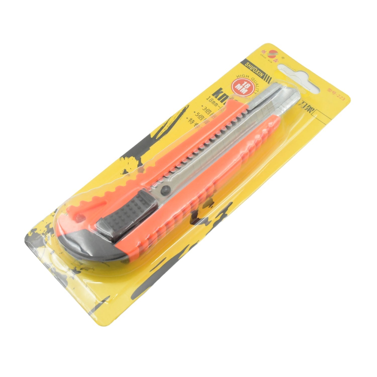 Multi - Use Iron Cutter, Cutting Blade and Precision Knife Blade, Utility Knife - Heavy Duty Industrial Cutter Knife (18mm) - infinityexculsivestore.com