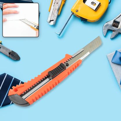 Multi - Use Iron Cutter, Cutting Blade and Precision Knife Blade, Utility Knife - Heavy Duty Industrial Cutter Knife (18mm) - infinityexculsivestore.com