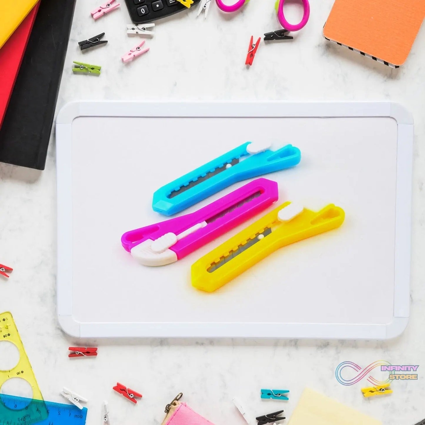 Multi - Use Small Iron Cutter, Utility Knife (3 Pcs Set) - infinityexculsivestore.com