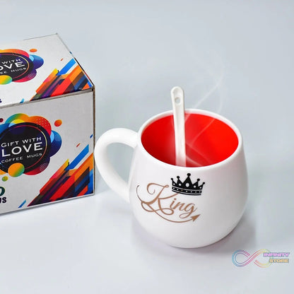 Multi design coffee Mug With Spoon and box packing. Ceramic Mugs to Gift your Best Friend Tea Mugs Coffee Mugs Microwave Safe. - infinityexculsivestore.com