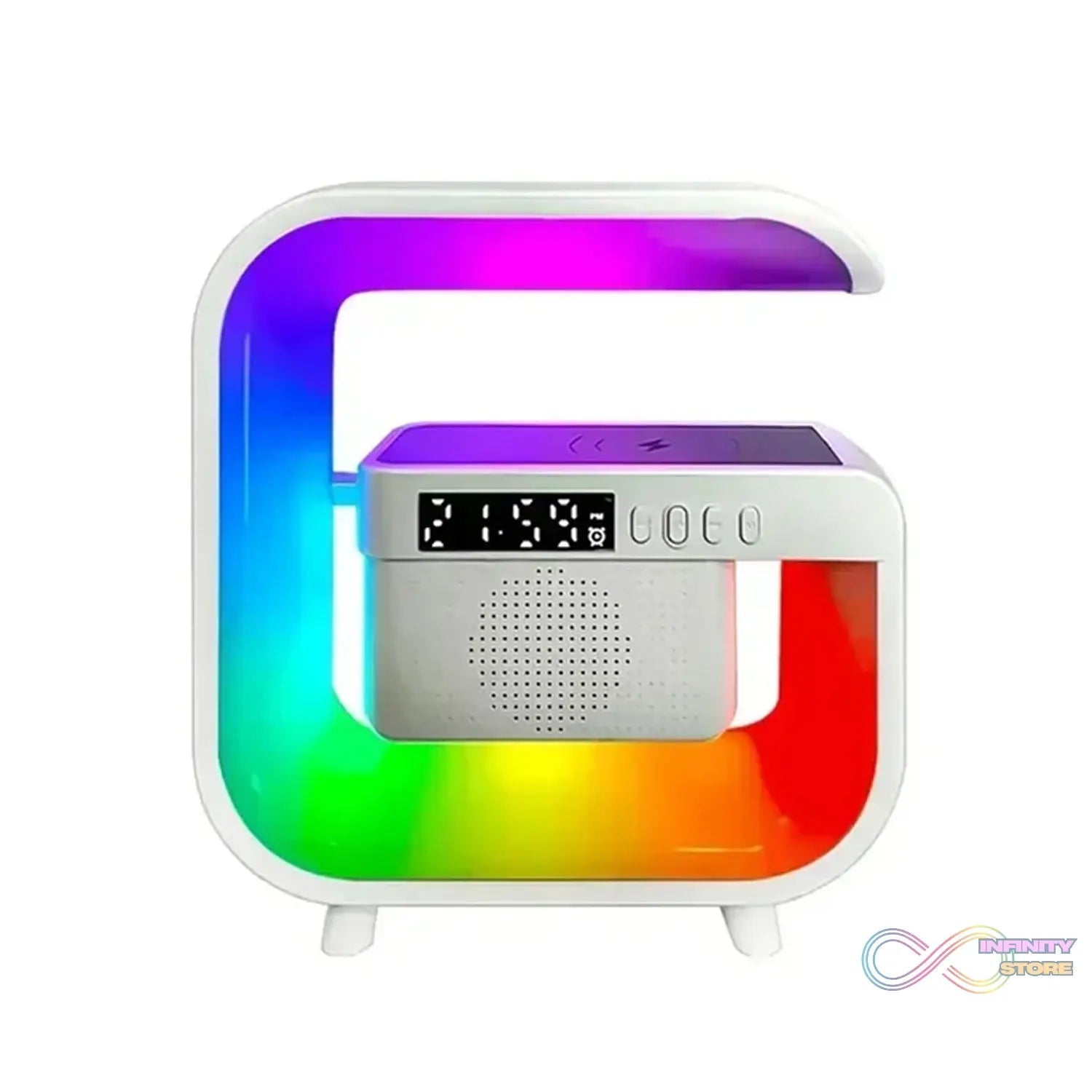 Multi - function Wireless Speaker Audio Desk Lamp Wireless Charger (1 Pc) - infinityexculsivestore.com