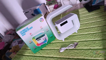 Multi - function Wireless Speaker Audio Desk Lamp Wireless Charger (1 Pc) - infinityexculsivestore.com