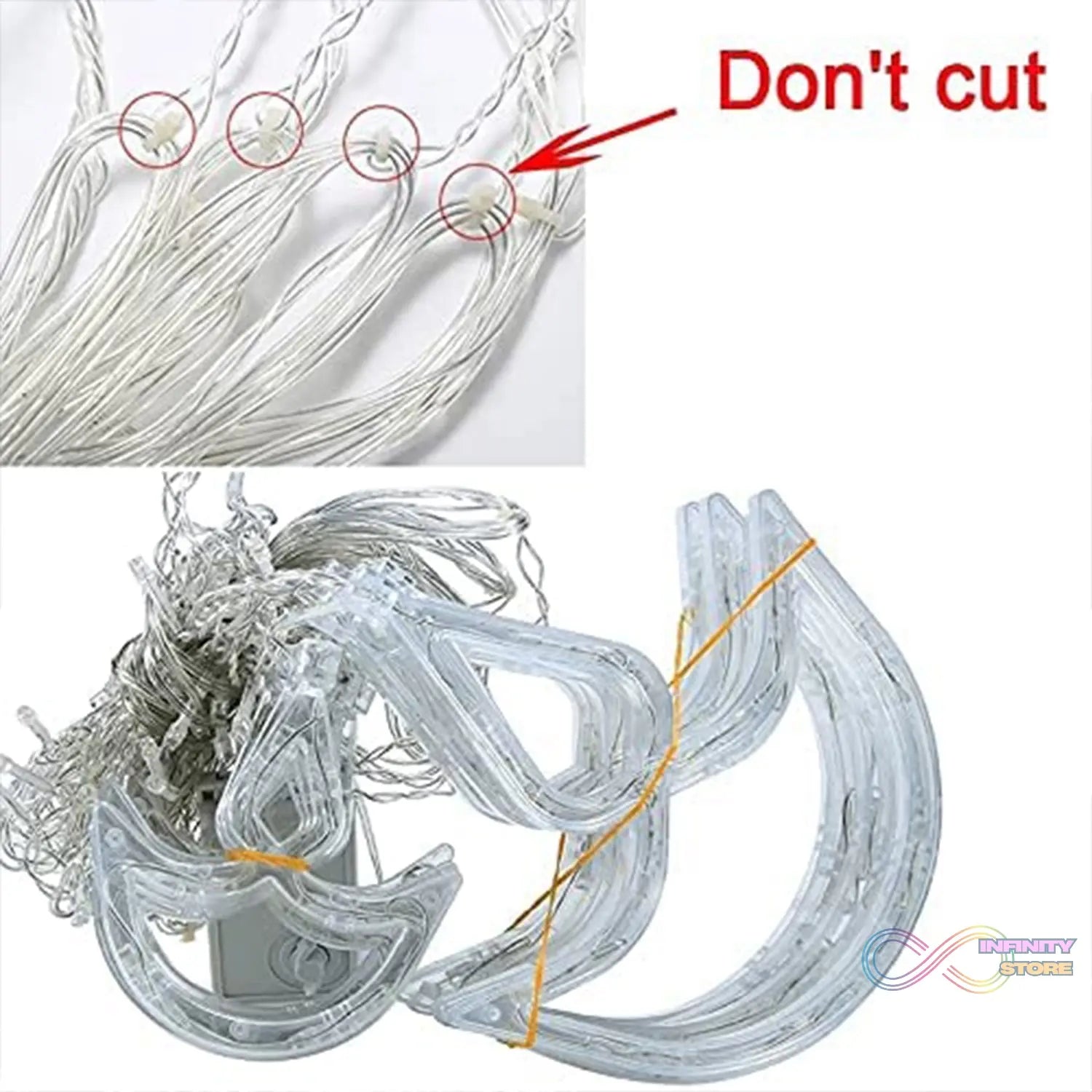 Multicolor 12 Diya Curtain String Lights, Window Curtain Lights with 8 Flashing Modes Decoration Light (Multi Color) - infinityexculsivestore.com