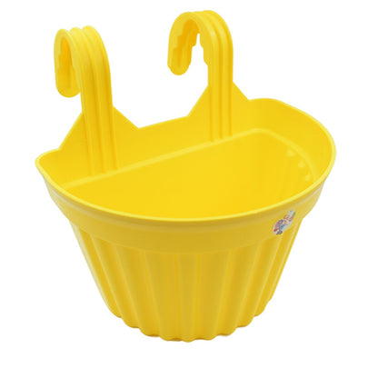 Multicolor Hanging Plastic Planters Orchid Relling , For Plantation, Planters for Balcony and Home Gardening, Indoor, Outdoor (1 Pc ) - infinityexculsivestore.com