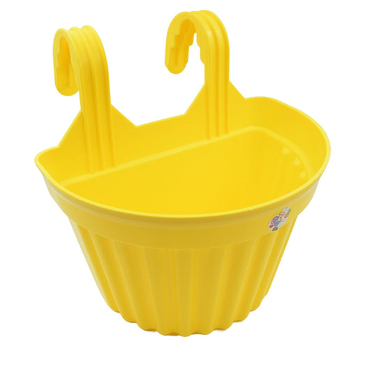 Multicolor Hanging Plastic Planters Orchid Relling , For Plantation, Planters for Balcony and Home Gardening, Indoor, Outdoor (1 Pc ) - infinityexculsivestore.com