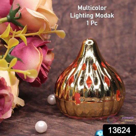 Multicolor Modak Shaped Color Changing LED Light (1 Pc) - infinityexculsivestore.com