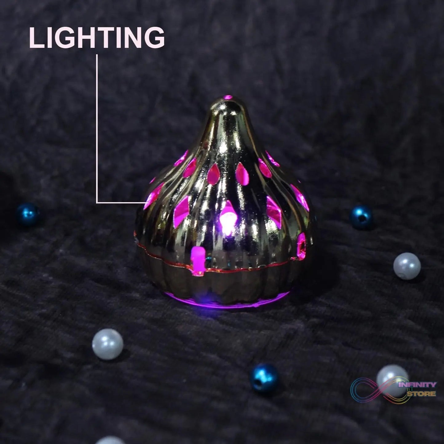 Multicolor Modak Shaped Color Changing LED Light (1 Pc) - infinityexculsivestore.com