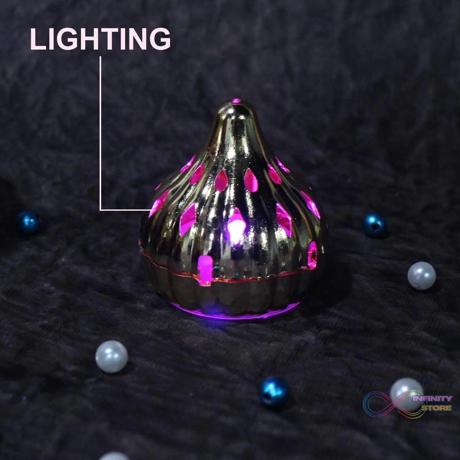 Multicolor Modak Shaped Color Changing LED Light (1 Pc) - infinityexculsivestore.com