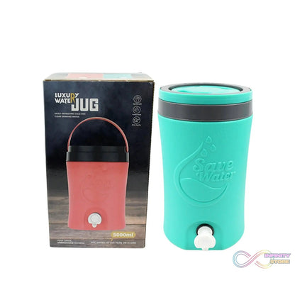 Multicolored 5L Water Rover Jug: Insulated Plastic Jug with Sturdy Handle - infinityexculsivestore.com