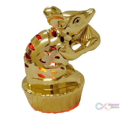Multicolour LED Mushak / LED Mooshak for Ganpati Decorations (1 Pc) - infinityexculsivestore.com