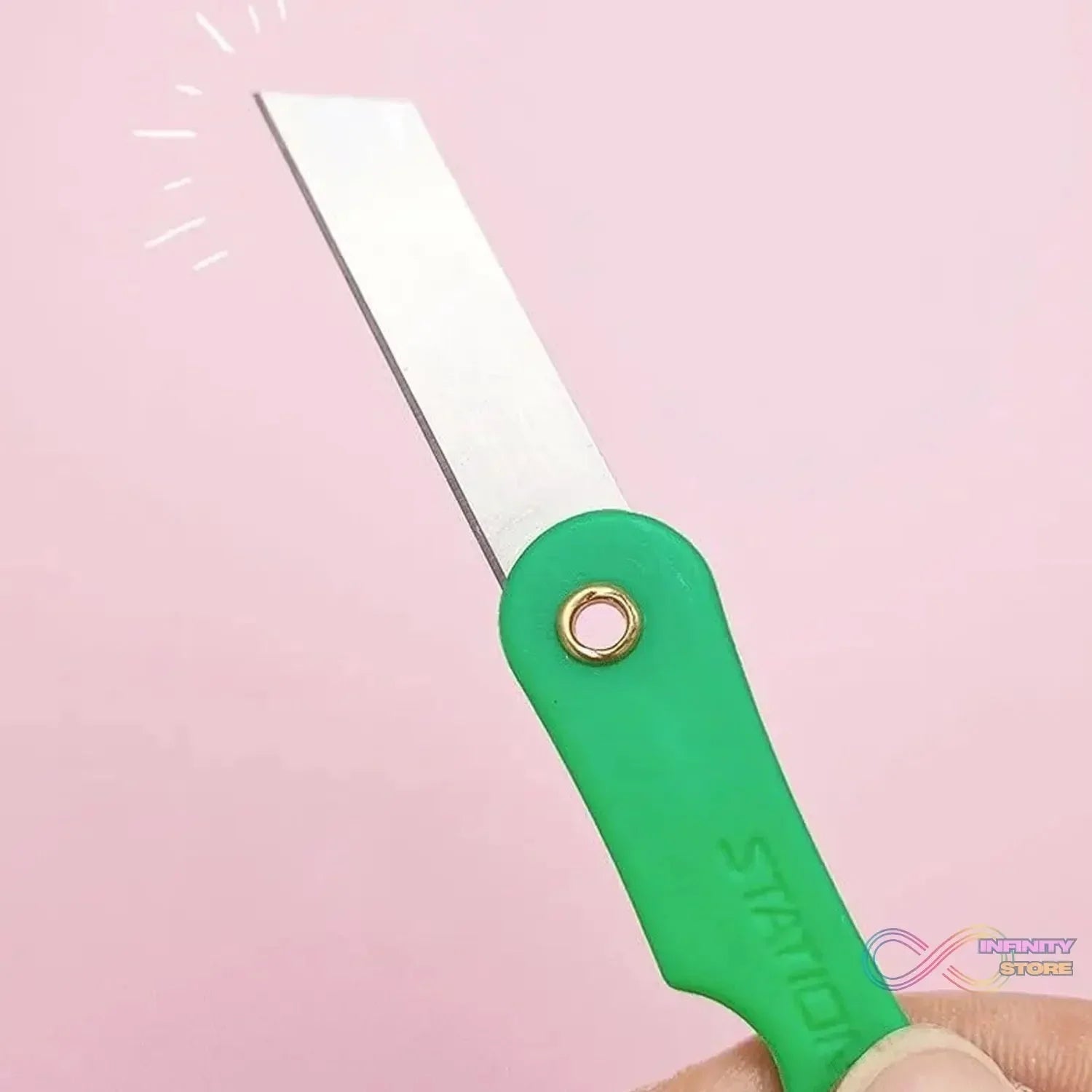 Multicolour Mini Paper Cutter Knife Pencil Knife (Pack of 12) - infinityexculsivestore.com