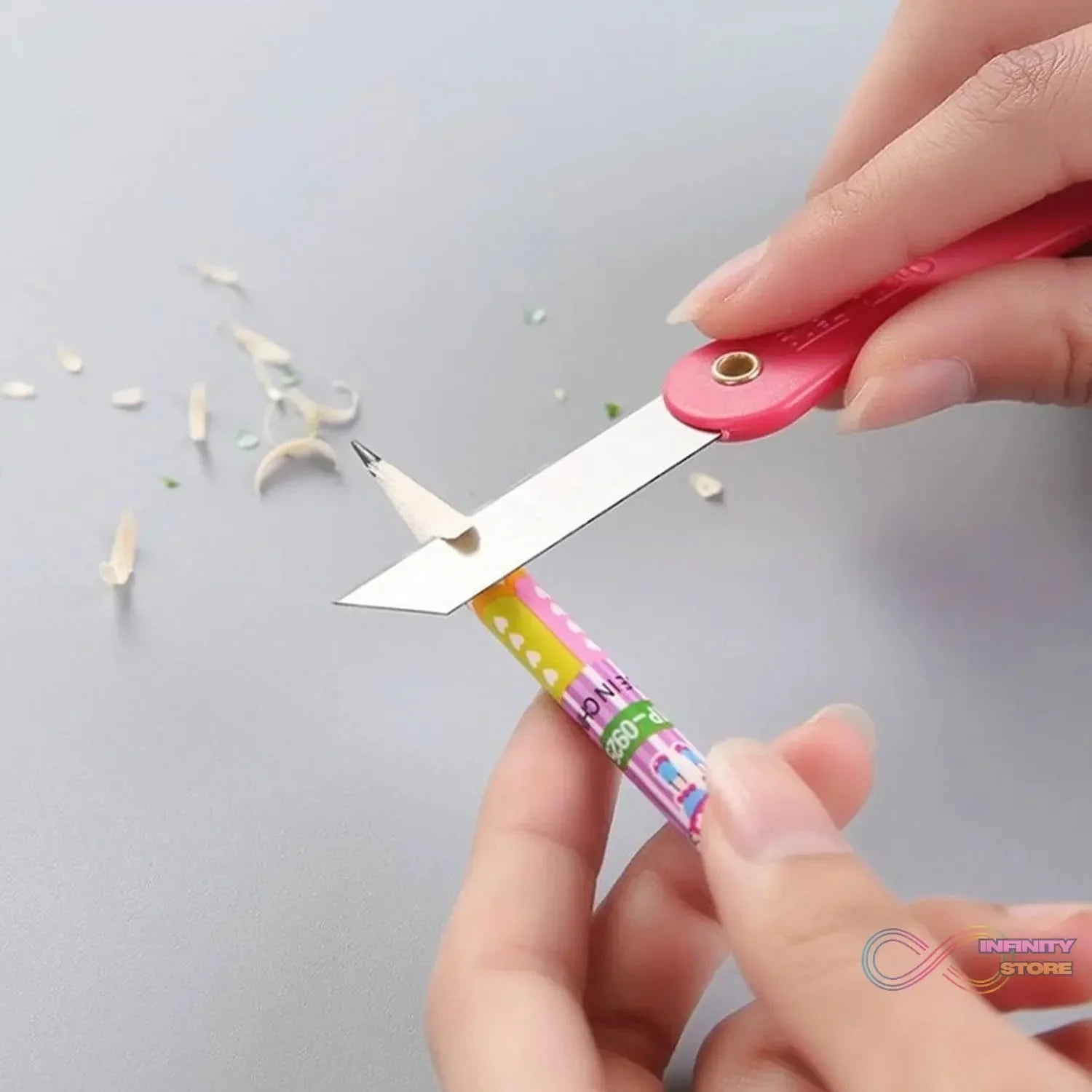 Multicolour Mini Paper Cutter Knife Pencil Knife (Pack of 12) - infinityexculsivestore.com