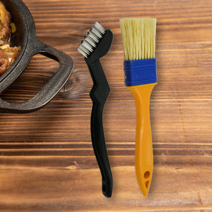 Multifunction Basting Brush for Cooking Pastry Brush Baking Food Butter Brush Dusting Brush for Cooking Grease Brush for Baking Safe Grilling / Hairbrush / Corn (2 Pcs Set) - infinityexculsivestore.com