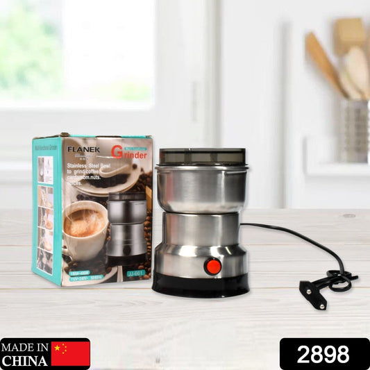 Multifunction Grinder Machine Electric Cereals Grain Mill Spice Herbs Grinding Machine Tool Stainless Steel Electric Coffee Bean for Home - infinityexculsivestore.com