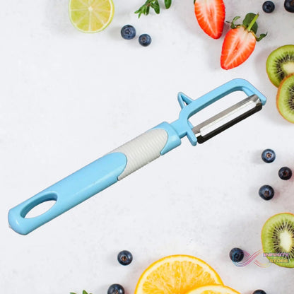 Multifunction Peeler Slicer with Plastic Handle (1 Pc / Mix Color) - infinityexculsivestore.com
