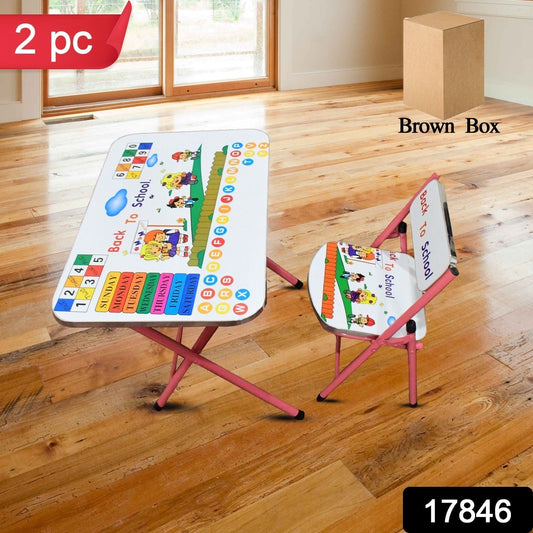 Multifunction Portable Foldable Study Table & Chair (2 Pc Set) - infinityexculsivestore.com
