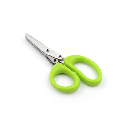 Multifunction Vegetable Stainless Steel Herbs Scissor with 3 Blades - infinityexculsivestore.com