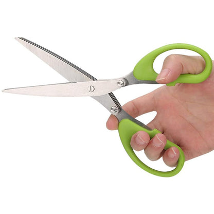 Multifunction Vegetable Stainless Steel Herbs Scissor with 3 Blades - infinityexculsivestore.com