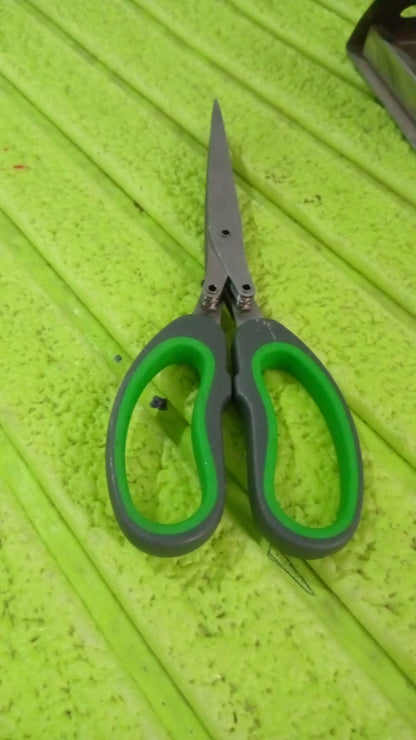 Multifunction Vegetable Stainless Steel Herbs Scissor with 5 Blades (1 Pc) - infinityexculsivestore.com
