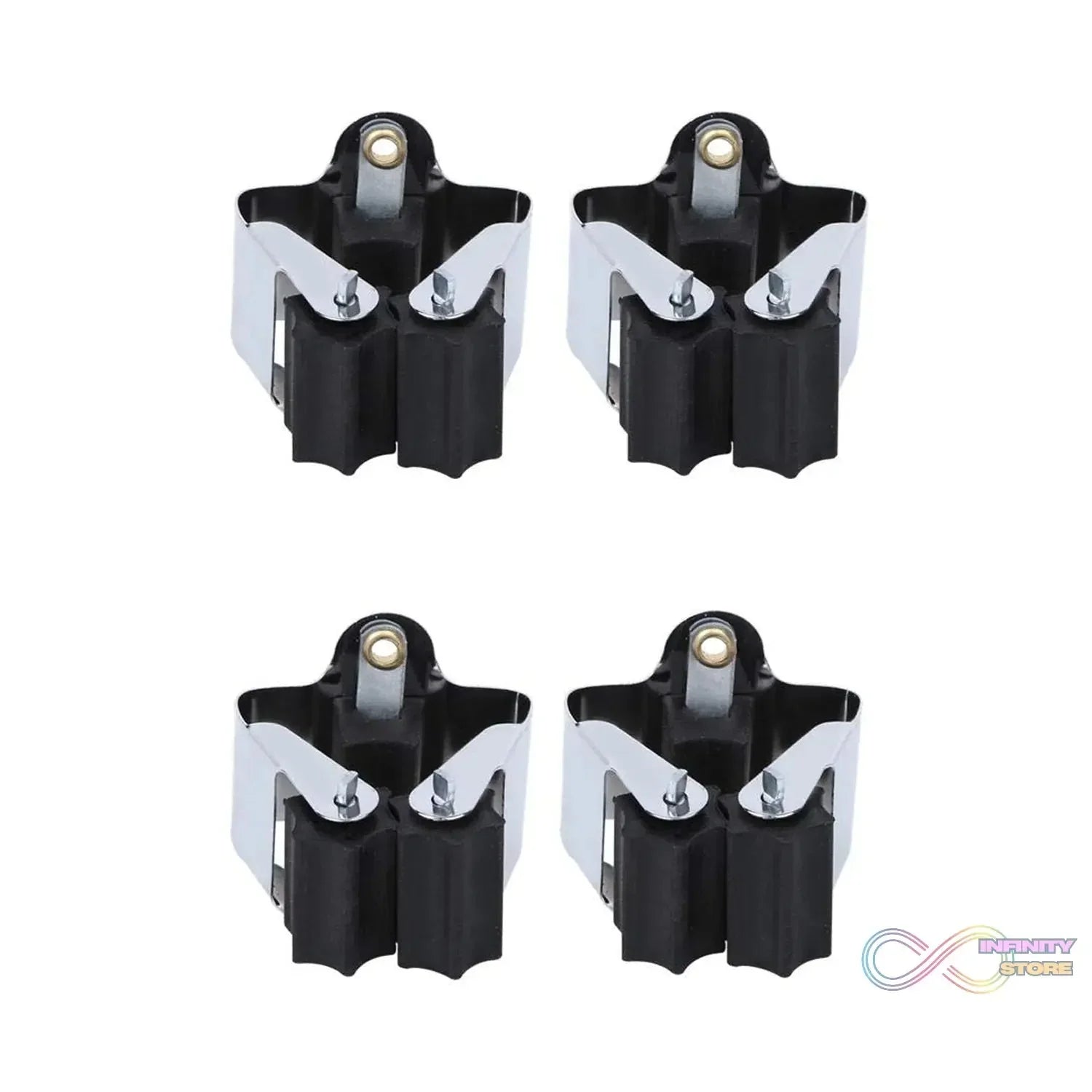 Multifunction Wall Mount Garage Holder for Mop / Broom / Hanger (4 Pcs Set) - infinityexculsivestore.com