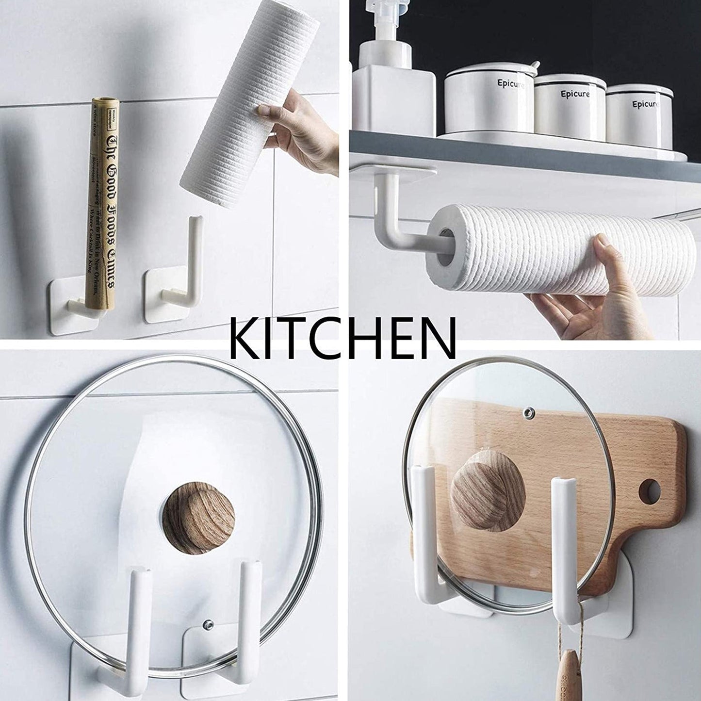 Multifunctional Adhesive Rack for Kitchen and Bathroom - infinityexculsivestore.com