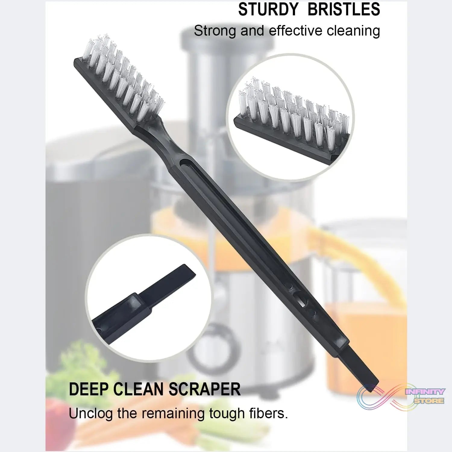 Multifunctional Cleaning Brush, Juicer Cleaning Brushes (1 Pc) - infinityexculsivestore.com