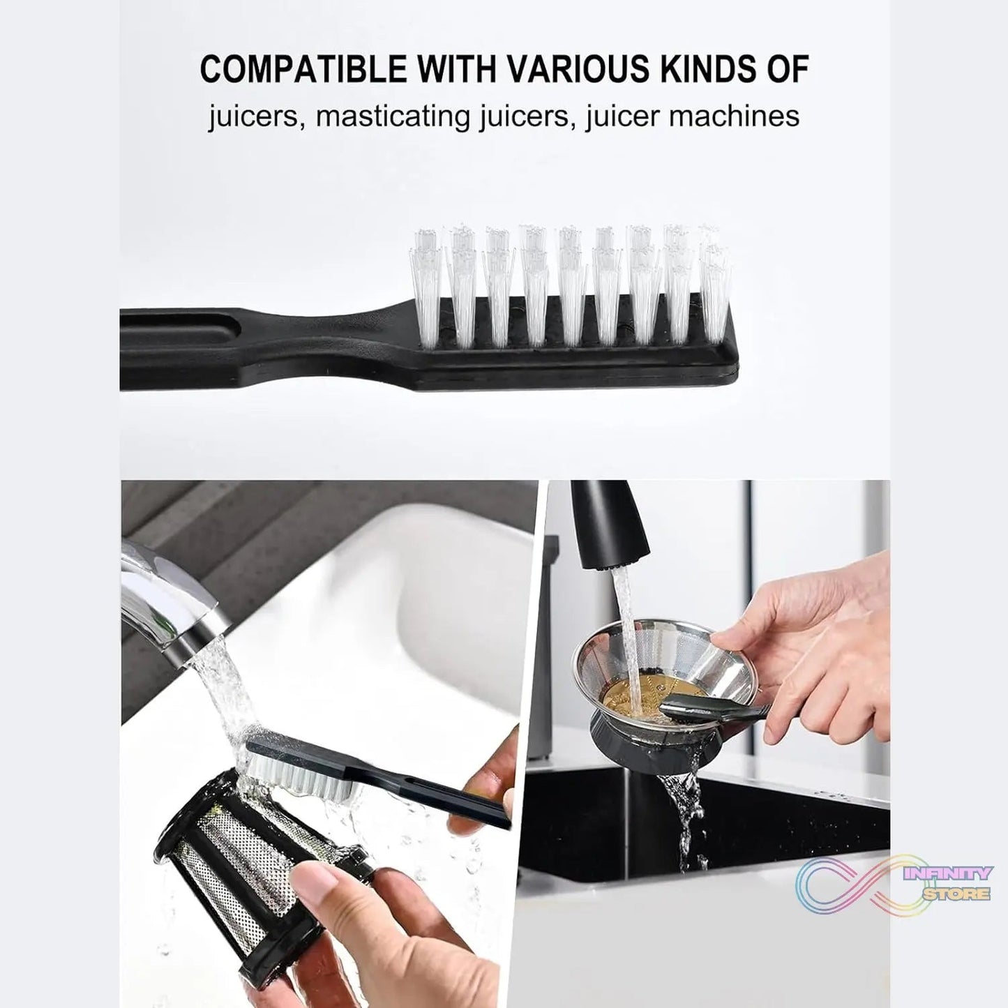 Multifunctional Cleaning Brush, Juicer Cleaning Brushes (1 Pc) - infinityexculsivestore.com