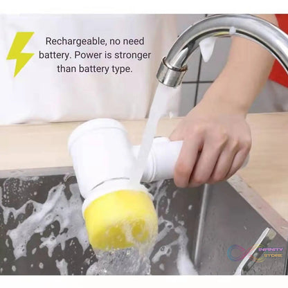Multifunctional Cleaning Brush, Portable Electric Cleaning Brush (1 Pc) - infinityexculsivestore.com