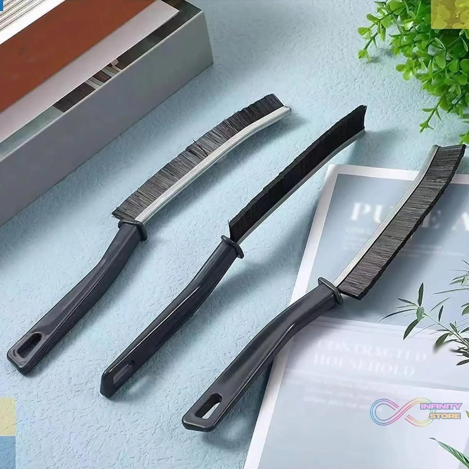 Multifunctional Crevice Cleaning Brush, Gap Cleaning Brush (1 Pc / 23 Cm) - infinityexculsivestore.com
