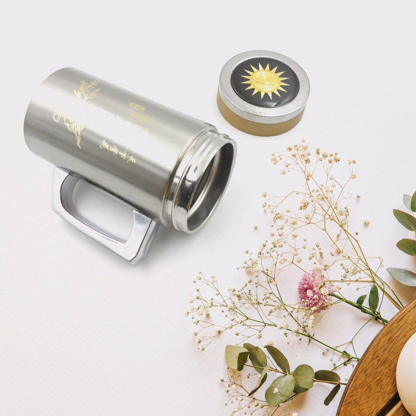 Multifunctional Double - Wall Thermos Water Bottles, Spill Proof with Leakproof Drinking Cup for Office Mug, Home, Travel, School (400ml) - infinityexculsivestore.com