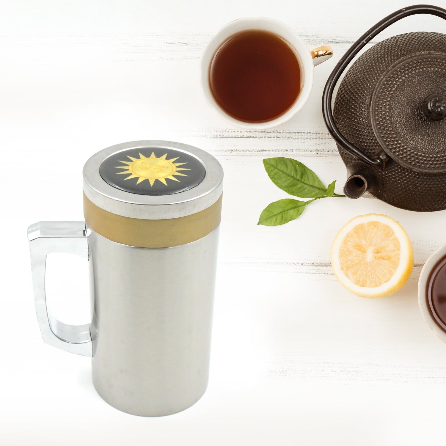 Multifunctional Double - Wall Thermos Water Bottles, Spill Proof with Leakproof Drinking Cup for Office Mug, Home, Travel, School (400ml) - infinityexculsivestore.com