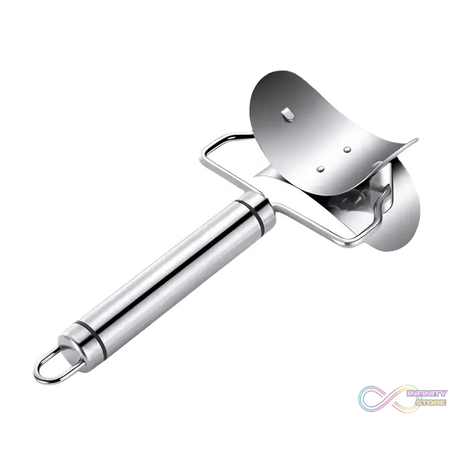 Multifunctional Easy and Fast Stainless Steel Puri cutter roller Machine with Handle for Home Baking Tools for Women, Dough Circle Roller Cutter for Kitchen (1 pc) - infinityexculsivestore.com