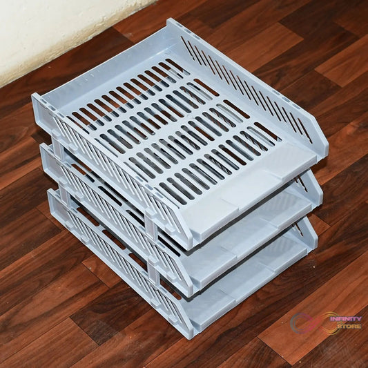 Multifunctional File Rack with Drawers: Desktop Storage for Office Supplies (4/3 Layers) - infinityexculsivestore.com