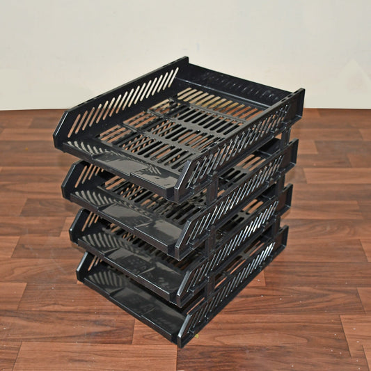 Multifunctional File Rack with Drawers: Desktop Storage for Office Supplies (4 Layers) - infinityexculsivestore.com
