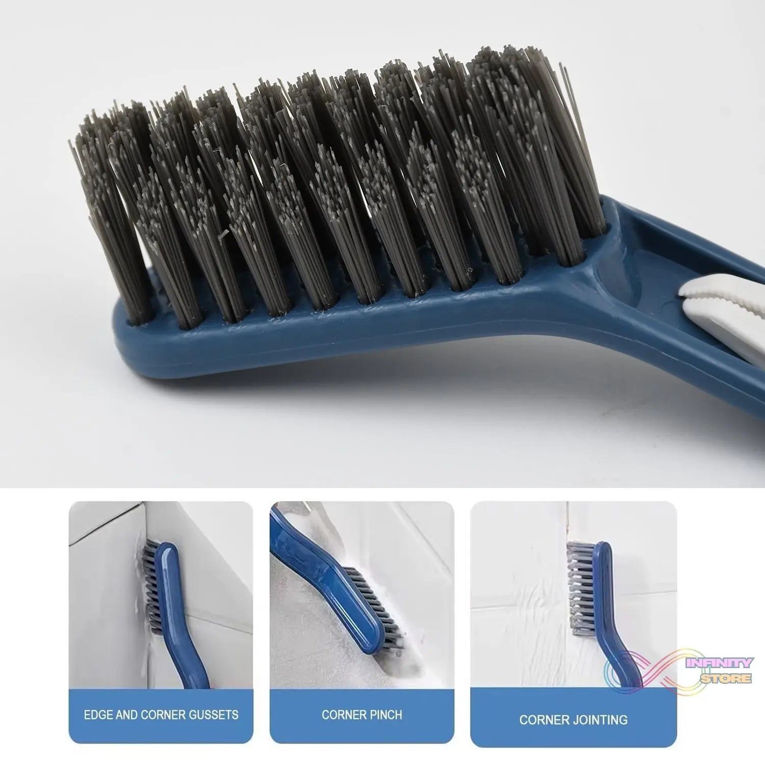 Multifunctional Floor Gap Brush, 2 in 1 Cleaning Brush (1 Pc) - infinityexculsivestore.com