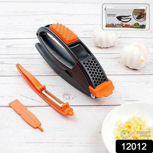 Multifunctional Garlic Press, Garlic Mincing & Crushing Tool (1 Pc) - infinityexculsivestore.com