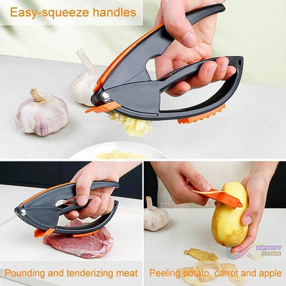 Multifunctional Garlic Press, Garlic Mincing & Crushing Tool (1 Pc) - infinityexculsivestore.com