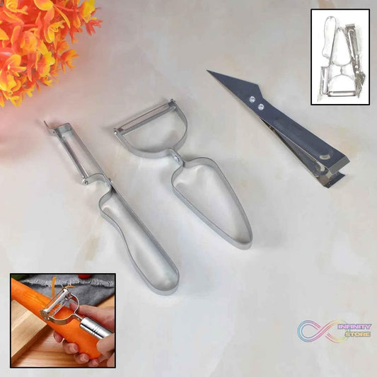 Multifunctional Peeler, Grater for Vegetable Fruit (3 Pcs Set) - infinityexculsivestore.com